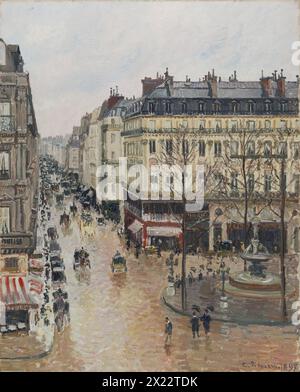 Rue Saint-Honor&#xe9 ; l'après-midi. Effet de la pluie, 1897. Banque D'Images