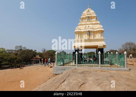 Jardin botanique de Lalbagh, Bengaluru, Karnataka, Inde. Banque D'Images