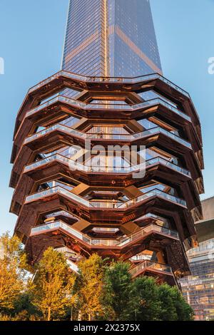 Le navire, œuvre d'art de plain-pied du designer britannique Thomas Heatherwick, Hudson Yards, New York City, État de New York, États-Unis, New York City, New York, États-Unis Banque D'Images