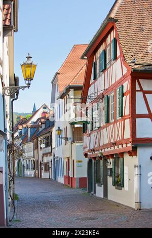 La Hintergasse à Neustadt an der Weinstrasse, Rhénanie-Palatinat, Allemagne Banque D'Images