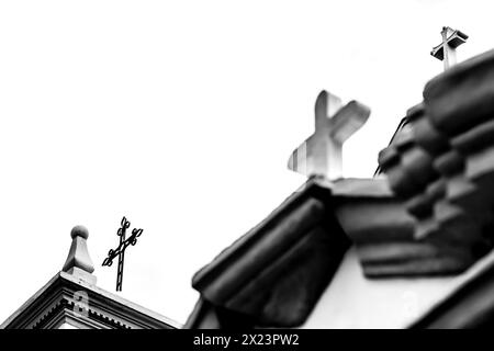 Église Iglesia de la Merced, Panama City, Panama, Amérique Banque D'Images