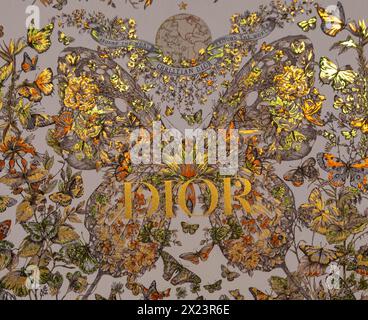 Coffret cadeau Dior Banque D'Images