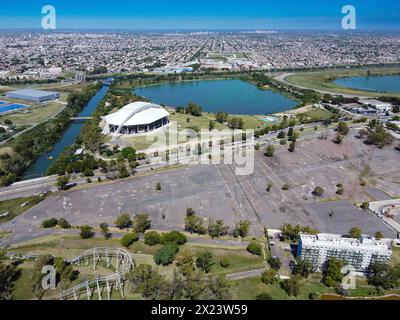 Roca Park et le quartier de Lugano à Buenos Aires piste d'apprentissage de la conduite publique de la ville Banque D'Images