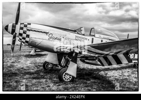 WW2 P-51 Mustang Banque D'Images