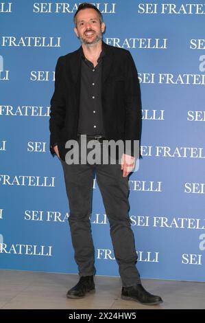 Simone Godano beim Photocall zum Kinofilm 'Sei Fratelli' im Cinema Barberini. ROM, 19.04.2024 Banque D'Images