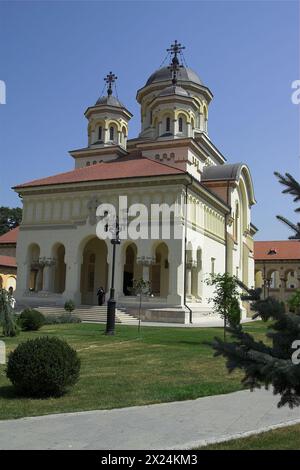 Alba Iulia, Rumänien, Roumanie ; Cathédrale orthodoxe de la Sainte Trinité ; orthodoxe Kathedrale der Heiligen Dreifaltigkeit ; Cathédrale Ortodoxa Banque D'Images