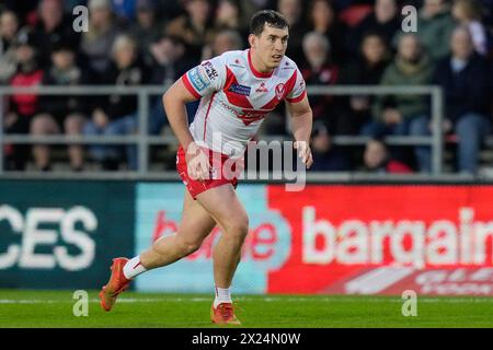 Matt Whitley de composé Helens lors du match de la Betfred Super League Round 8 St Helens vs Hull FC au Totally Wicked Stadium, St Helens, Royaume-Uni, le 19 avril 2024 (photo Steve Flynn/News images) Banque D'Images