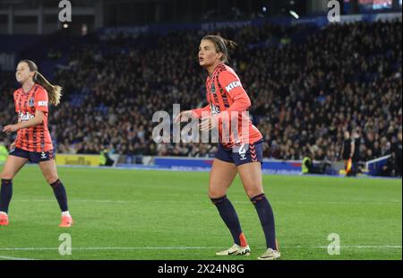 Brighton, Royaume-Uni. 19 avril 2024. Brighton, Angleterre, 19 avril 2024 : Katrine Veje (Everton 2) pendant le match WSL entre Brighton Hove Albion et Everton au stade Amex, Brighton, Angleterre, le 19 avril 2024 (Bettina Weissensteiner/SPP) crédit : SPP Sport Press photo. /Alamy Live News Banque D'Images