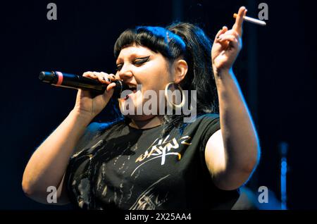 Beth Ditto - Gossip, V2012, Hylands Park, Chelmsford, Essex, Grande-Bretagne - 18 août 2012 Banque D'Images