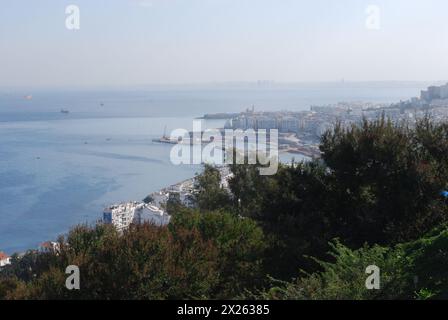 Vue sur Alger, Algérie Banque D'Images