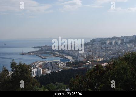 Vue sur Alger, Algérie Banque D'Images