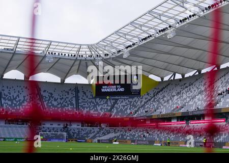 Sydney, Australie. 20 avril 2024. Vue générale du CommBank Stadium avant le match de A-League Men Rd25 entre les Wanderers et Melbourne City au CommBank Stadium le 20 avril 2024 à Sydney, Australie crédit : IOIO IMAGES/Alamy Live News Banque D'Images