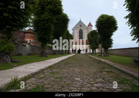 Ancien monastère cistercien Pontigny, l'abbaye de Pontigny a été fondée en 1114, Pontigny, Bourgogne, France Banque D'Images