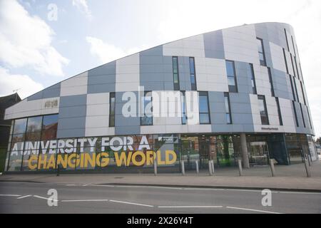 Université du Suffolk à Ipswich au Royaume-Uni Banque D'Images