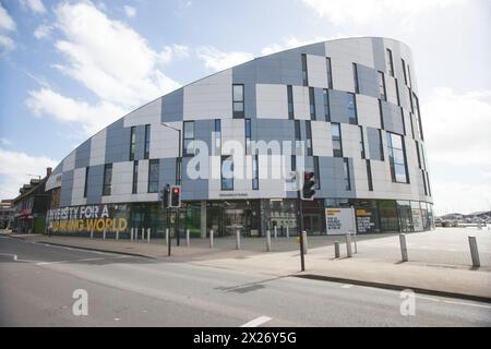 Université du Suffolk à Ipswich au Royaume-Uni Banque D'Images