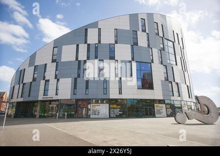 Université du Suffolk à Ipswich au Royaume-Uni Banque D'Images