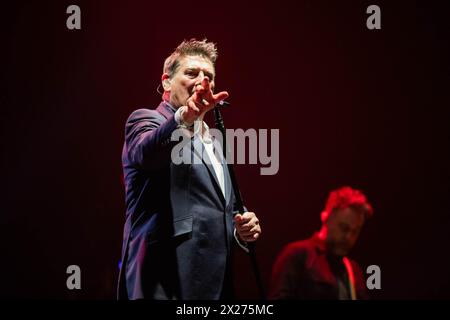 Carpi, Italie. 19 avril 2024. (19/04/2024) Tony Hadley vit à Carpi. (Photo de Carlo Vergani/Pacific Press/SIPA USA) crédit : SIPA USA/Alamy Live News Banque D'Images