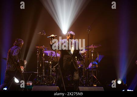 Carpi, Italie. 19 avril 2024. (19/04/2024) Tony Hadley vit à Carpi. (Photo de Carlo Vergani/Pacific Press/SIPA USA) crédit : SIPA USA/Alamy Live News Banque D'Images