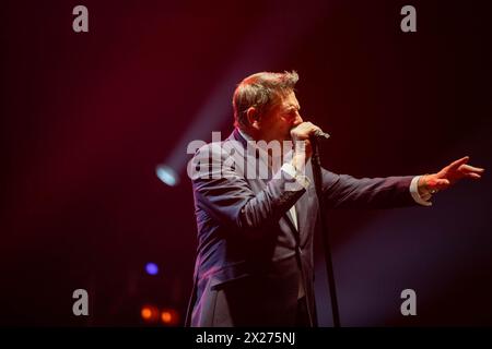 Carpi, Italie. 19 avril 2024. (19/04/2024) Tony Hadley vit à Carpi. (Photo de Carlo Vergani/Pacific Press/SIPA USA) crédit : SIPA USA/Alamy Live News Banque D'Images