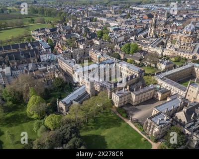 Vue aérienne du stade MK, terrain de la MK dons à Milton Keynes, Royaume-Uni. Banque D'Images