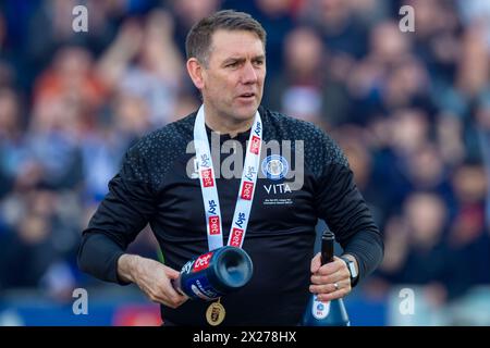 Stockport, Royaume-Uni. 20 avril 2024. Lors du match de Sky Bet League 2 entre Stockport County et Accrington Stanley au Edgeley Park Stadium, Stockport le samedi 20 avril 2024. (Photo : Mike Morese | mi News) crédit : MI News & Sport /Alamy Live News Banque D'Images