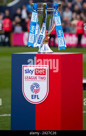 Stockport, Royaume-Uni. 20 avril 2024. Lors du match de Sky Bet League 2 entre Stockport County et Accrington Stanley au Edgeley Park Stadium, Stockport le samedi 20 avril 2024. (Photo : Mike Morese | mi News) crédit : MI News & Sport /Alamy Live News Banque D'Images