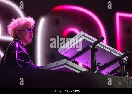 Indio, États-Unis. 19 avril 2024. Ayase de Yoasobi lors du Festival de musique Stagecoach à l'Empire Polo Club le 19 avril 2023, à Indio, Californie (photo de Daniel DeSlover/Sipa USA) crédit : Sipa USA/Alamy Live News Banque D'Images