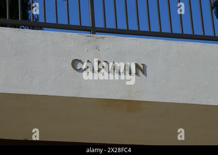 Culver City, Californie, USA 18 avril 2024 Canaan au Hillside Memorial Park le 18 avril 2024 à Culver City, Los Angeles, Californie, USA. Photo de Barry King/Alamy Stock photo Banque D'Images