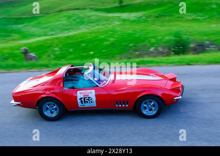 kainisch, autriche, 20 juillet 2006, ennstal classic, compétition de voitures anciennes, chevrolet corvette *** kainisch, österreich, 20. juillet 2006, ennstal classic, wettbewerb für oldtimer, chevrolet corvette Copyright : xx Banque D'Images