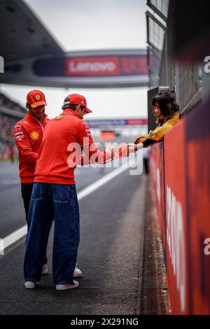 LECLERC Charles (mco), Scuderia Ferrari SF-24, portrait lors du Grand Prix de Chine Lenovo de formule 1 2024, 5ème manche du Championnat du monde de formule 1 2024 du 19 au 21 avril 2024 sur le circuit international de Shanghai, à Shanghai, en Chine Banque D'Images