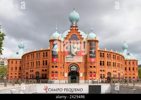 Les arènes Campo Pequeno ou Praça de Touros do Campo Pequeno, aujourd'hui Praça de Touros , situées sur l'Avenida da República à Lisbonne, Portugal. C'est un en Banque D'Images