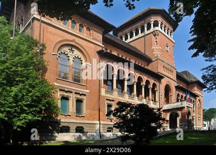 Musée paysan roumain, Bucarest, Roumanie Banque D'Images