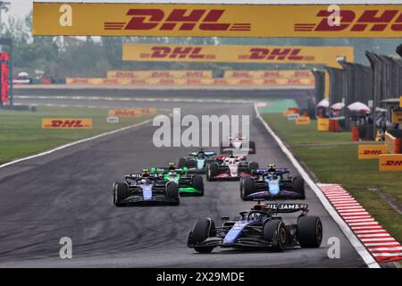 Shanghai, Chine. 21 avril 2024. Alexander Albon (THA) Williams Racing FW46. 21.04.2024. Championnat du monde de formule 1, Rd 5, Grand Prix de Chine, Shanghai, Chine, jour de la course. Le crédit photo devrait se lire : XPB/Alamy Live News. Banque D'Images