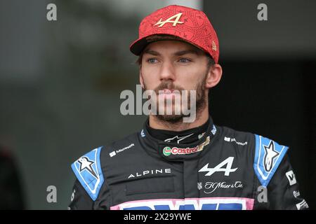 Shanghai, Chine. 19 avril 2024. 19.04.2024, circuit international de Shanghai, Shanghai, Grand Prix de Chine de formule 1 2024, photo Pierre Gasly (FRA), Alpine F1 Team crédit : dpa/Alamy Live News Banque D'Images