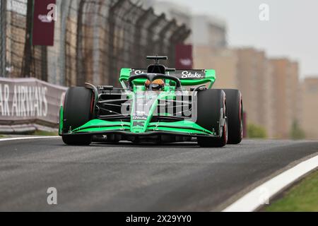 Shanghai, Chine. 19 avril 2024. 19.04.2024, circuit international de Shanghai, Shanghai, Grand Prix de Chine de formule 1 2024, photo Valtteri Bottas (fin), piquet F1 Team Kick Sauber crédit : dpa/Alamy Live News Banque D'Images