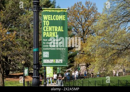 Central Park est une oasis urbaine publique à New York, USA 2024 Banque D'Images