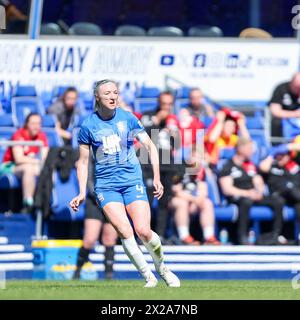 Birmingham, Royaume-Uni. 21 avril 2024. Louise Quinn de Birmingham City en action lors du championnat féminin entre Birmingham City Women et Sheffield United Women à St Andrews @ Knighthead Park, Birmingham, Angleterre le 21 avril 2024. Photo de Stuart Leggett. Utilisation éditoriale uniquement, licence requise pour une utilisation commerciale. Aucune utilisation dans les Paris, les jeux ou les publications d'un club/ligue/joueur. Crédit : UK Sports pics Ltd/Alamy Live News Banque D'Images