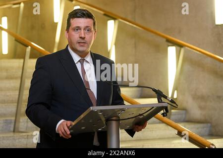 Parlement écossais député Jamie Hepburn SNP Banque D'Images