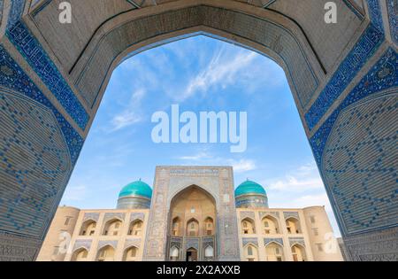 L'ancienne ville de Boukhara Kalyan mosquée - Ouzbékistan Banque D'Images