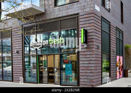 Amazon Fresh Store, Wembley Park, Borough of Brent, Londres, Angleterre, ROYAUME-UNI Banque D'Images