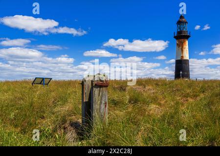 Phare de Cape Pembroke, Port Stanley, Îles Falkland, Royaume-Uni Banque D'Images