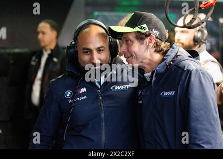 ROSSI Valentino (ita), Team WRT, BMW M4 GT3, portrait des 6 heures d'Imola 2024, 2e manche du Championnat du monde d'Endurance FIA 2024, du 18 au 21 avril 2024 sur l'Autodromo Internazionale Enzo e Dino Ferrari à Imola, Italie Banque D'Images