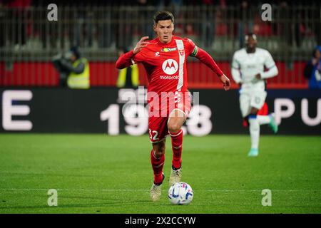 Monza, Italie. 21 avril 2024. Matteo Pessina (AC Monza) pendant le championnat italien Serie A match de football entre AC Monza et Atalanta BC le 21 avril 2024 au U-Power Stadium de Monza, Italie - crédit : Luca Rossini/E-Mage/Alamy Live News crédit : Luca Rossini/E-Mage/Alamy Live News Banque D'Images