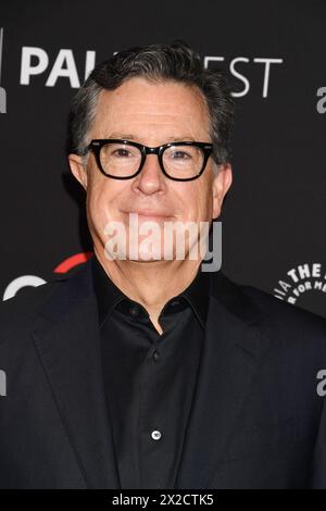 Hollywood, Californie, États-Unis. 21 avril 2024. Stephen Colbert assiste à The Late Show with Stephen Colbert lors du PaleyFest LA 2024 au Dolby Theatre le 21 avril 2024 à Hollywood, Californie. Crédit : Jeffrey Mayer/Media Punch/Alamy Live News Banque D'Images