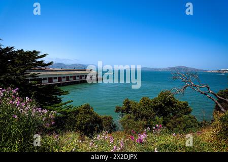 Belle vue de Fort Mason à San Francisco Bay, Californie Banque D'Images