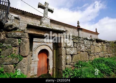 Église San Martiño de Pazoo, Ourense, Espagne Banque D'Images