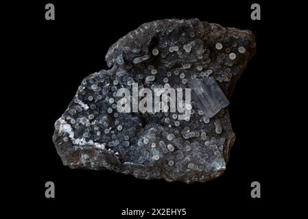 Spécimen minéral d'aragonite avec des cristaux exquis Banque D'Images