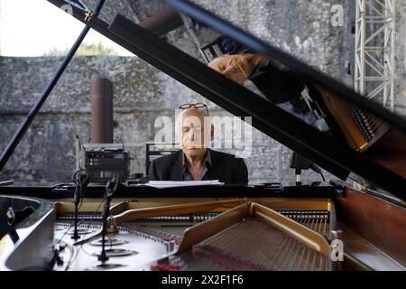 Portrait de Michael Nyman (compositeur) 03/09/2017 ©Isabella de Maddalena/opale.photo Banque D'Images