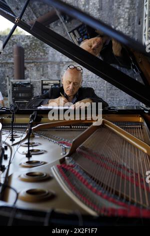 Portrait de Michael Nyman (compositeur) 03/09/2017 ©Isabella de Maddalena/opale.photo Banque D'Images