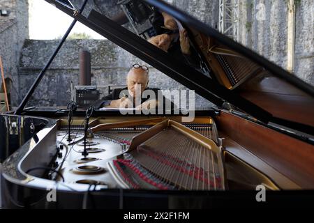 Portrait de Michael Nyman (compositeur) 03/09/2017 ©Isabella de Maddalena/opale.photo Banque D'Images